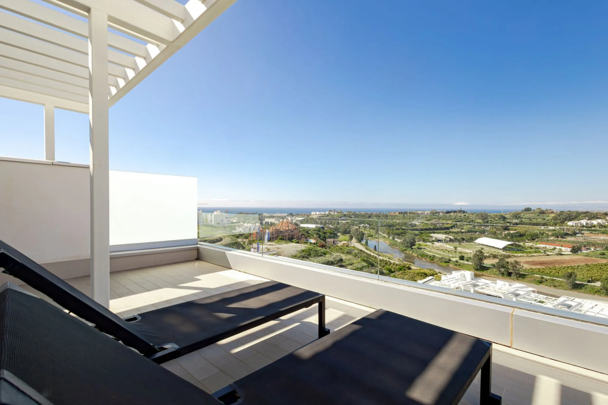 Stunning Duplex Penthouse with Breathtaking Panoramic & Gibraltar Sea Views in Cancelada