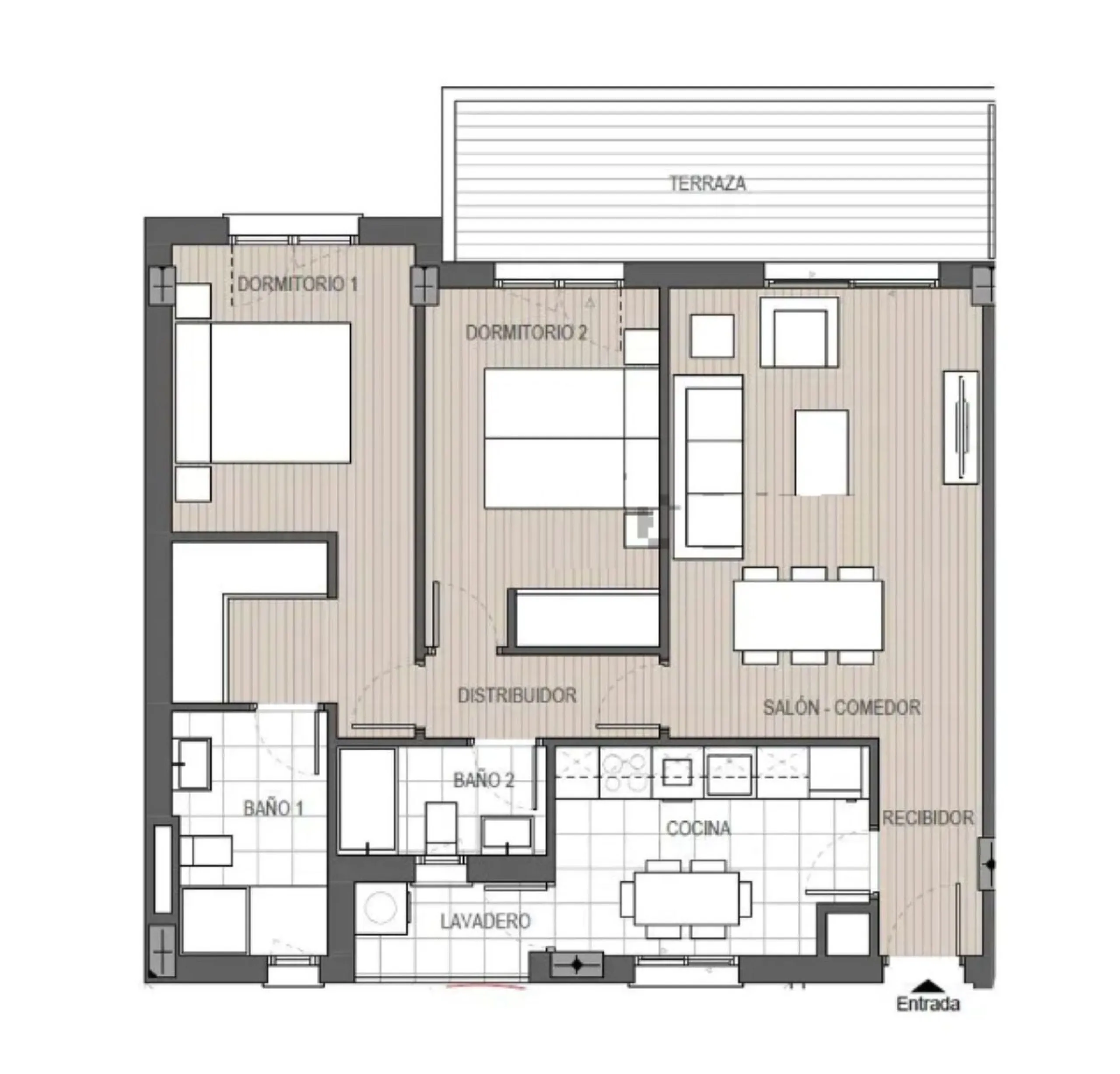 Apartment - Middle Floor Apartment в продаже в Marbella, Málaga. В доме 2 спален и 2 ванных комнат. Площадь дома 88 м²