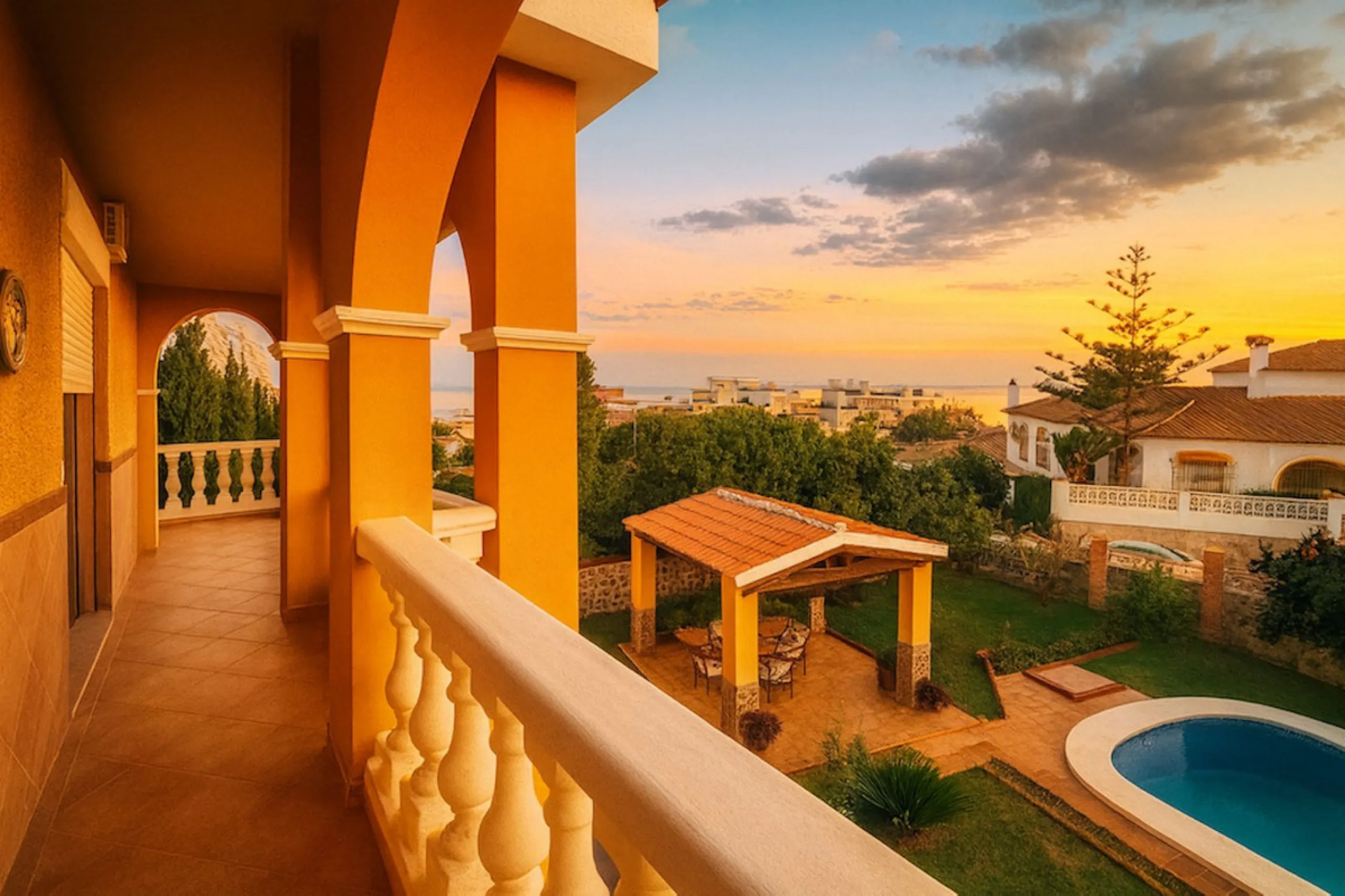 House - Detached Villa в продаже в Torremolinos, Málaga. В доме 3 спален и 3 ванных комнат. Площадь дома 263 м². Площадь участка 913 м²