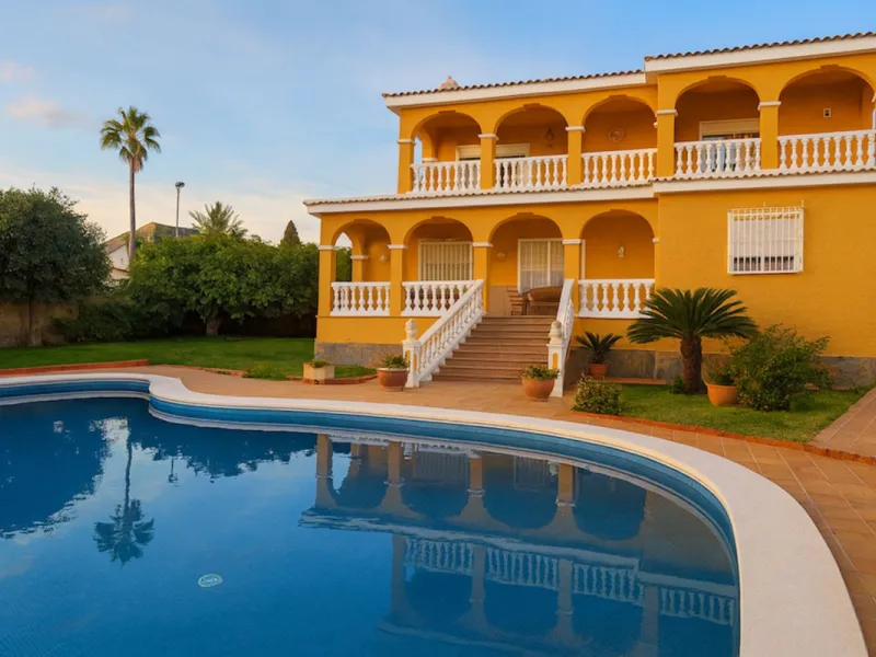 House - Detached Villa в продаже в Torremolinos, Málaga. В доме 3 спален и 3 ванных комнат. Площадь дома 263 м². Площадь участка 913 м²
