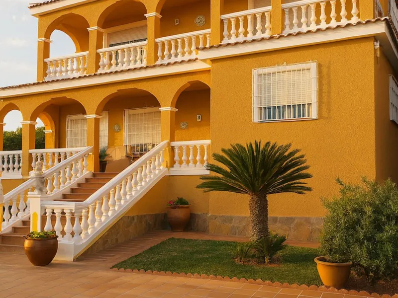 House - Detached Villa в продаже в Torremolinos, Málaga. В доме 3 спален и 3 ванных комнат. Площадь дома 263 м². Площадь участка 913 м²