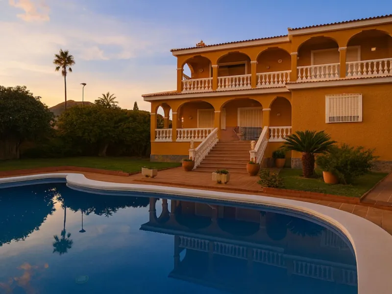 House - Detached Villa в продаже в Torremolinos, Málaga. В доме 3 спален и 3 ванных комнат. Площадь дома 263 м². Площадь участка 913 м²