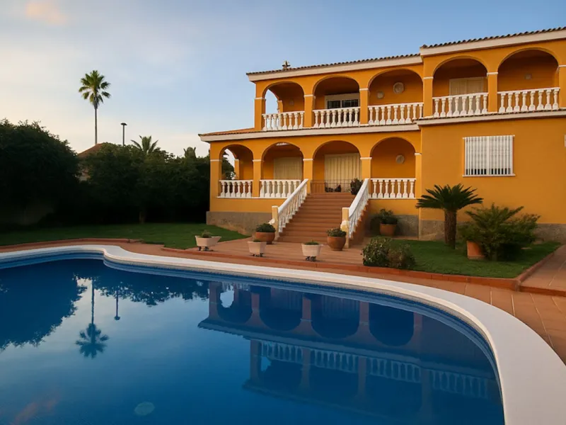 House - Detached Villa в продаже в Torremolinos, Málaga. В доме 3 спален и 3 ванных комнат. Площадь дома 263 м². Площадь участка 913 м²