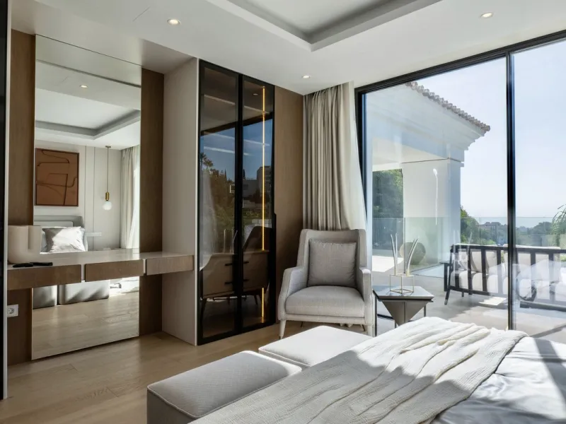 Möblierte Luxusvilla mit Meer- und Bergblick in Benahavís