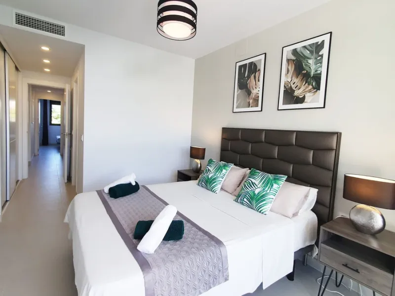 This stunning ground-floor apartment in Los Miradores del Sol Phase I perfectly combines contemporary luxury with Mediterranean indoor-outdoor living on Estepona's exclusive New Golden Mile. Offering 92 m² of elegant interior space and an impressive 84 m²