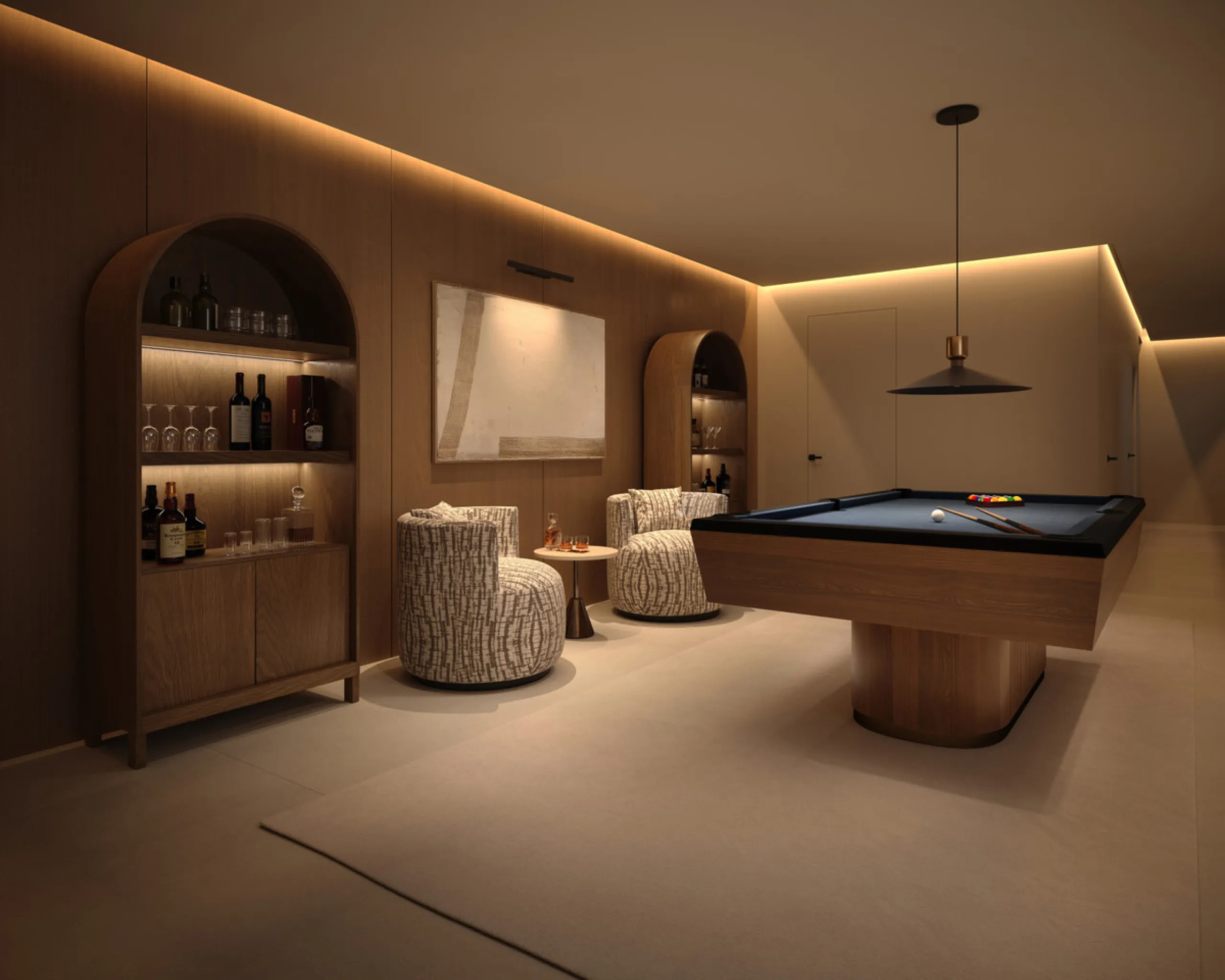 A unique opportunity to acquire a premium plot with an approved project and building license for the construction of an elegant contemporary villa with a total built area of 642 m², distributed over two above-ground levels and a basement. Urban planning c