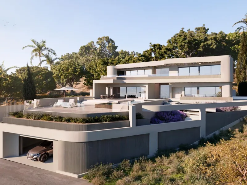 This southwest-facing plot is a rare opportunity to build a modern luxury home in one of Mijas' most desirable areas. Just 15 minutes from the historic town centre, the property offers stunning countryside views and full sun exposure throughout the day. A