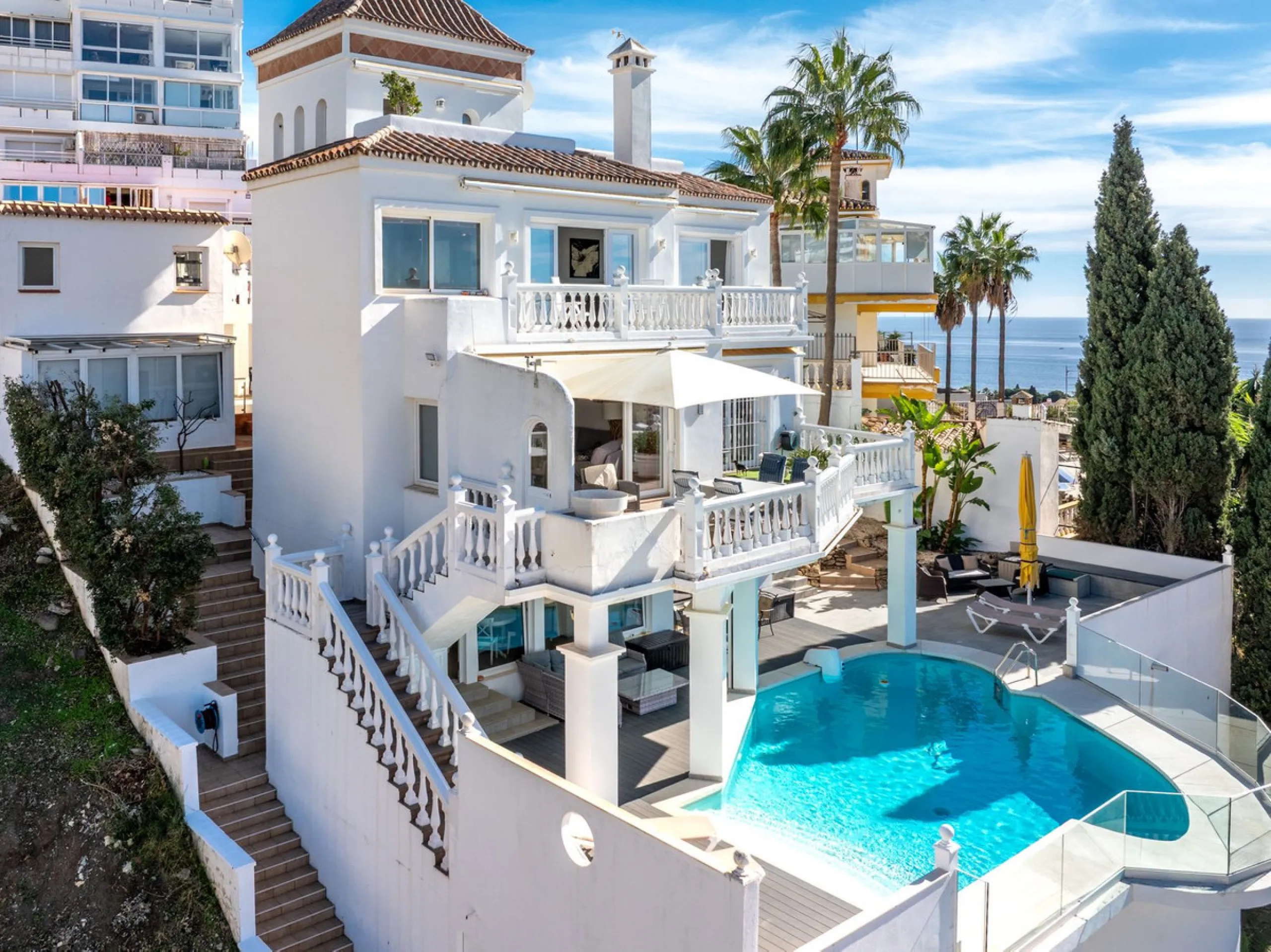 Villa in a prime location in Mijas Costa.