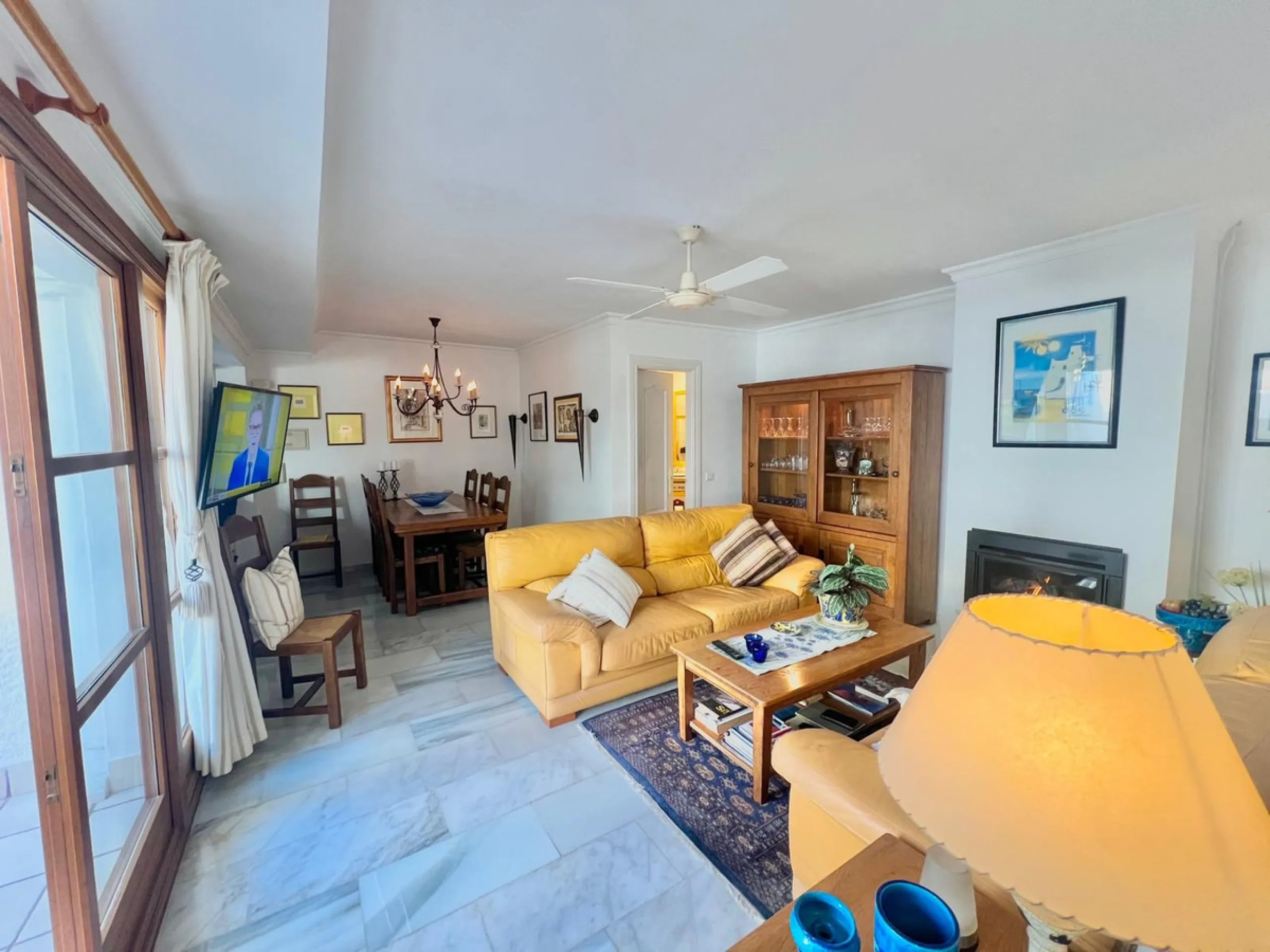 Beachfront complex in Estepona, New Golden Mile, between Cancelada and Selwo, close to Las Dunas. Stunning fully renovated corner semi-detached townhouse, located in a frontline beach complex with a unique charm, reminiscent of an authentic fishing villag