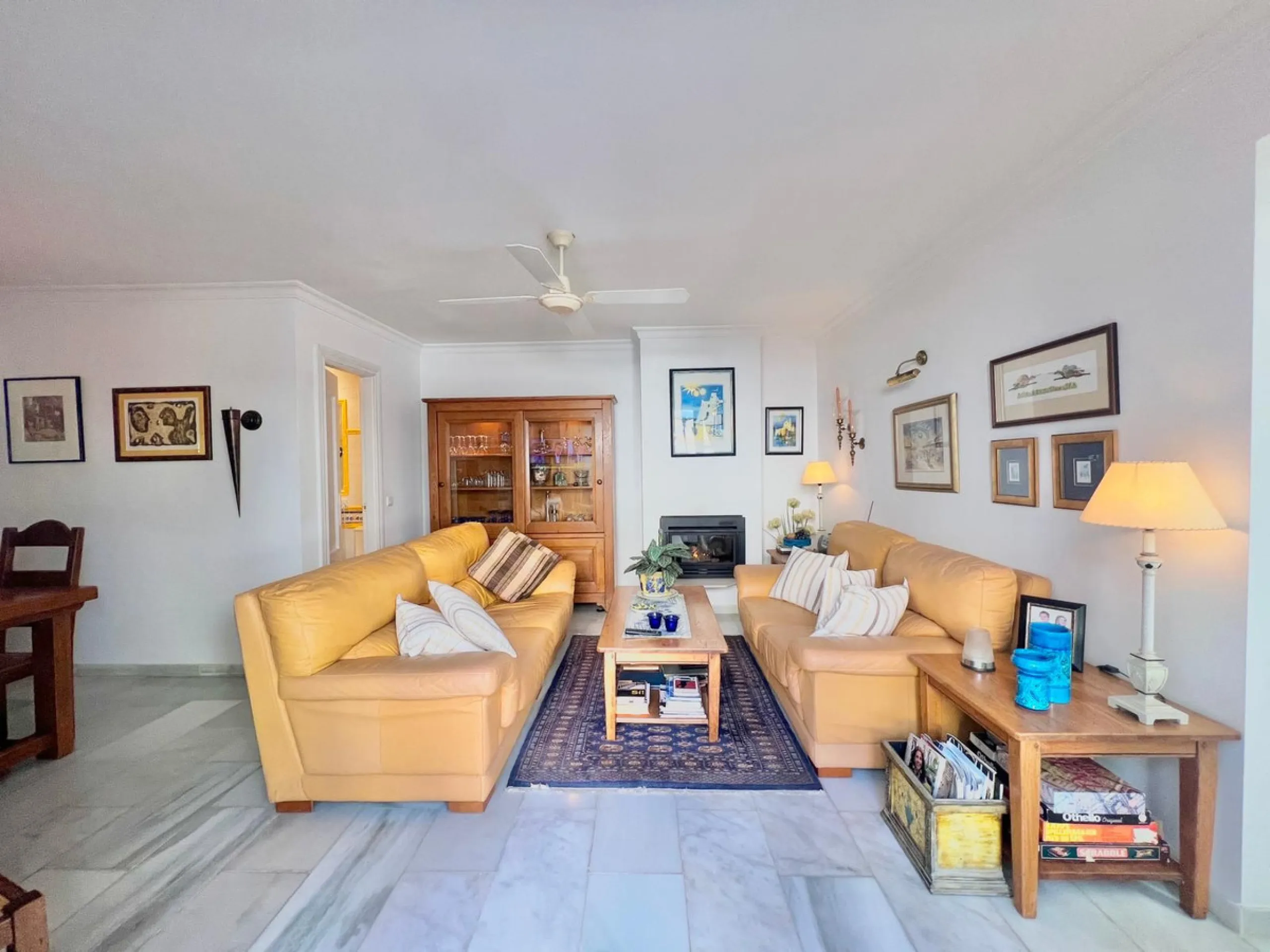 Beachfront complex in Estepona, New Golden Mile, between Cancelada and Selwo, close to Las Dunas. Stunning fully renovated corner semi-detached townhouse, located in a frontline beach complex with a unique charm, reminiscent of an authentic fishing villag