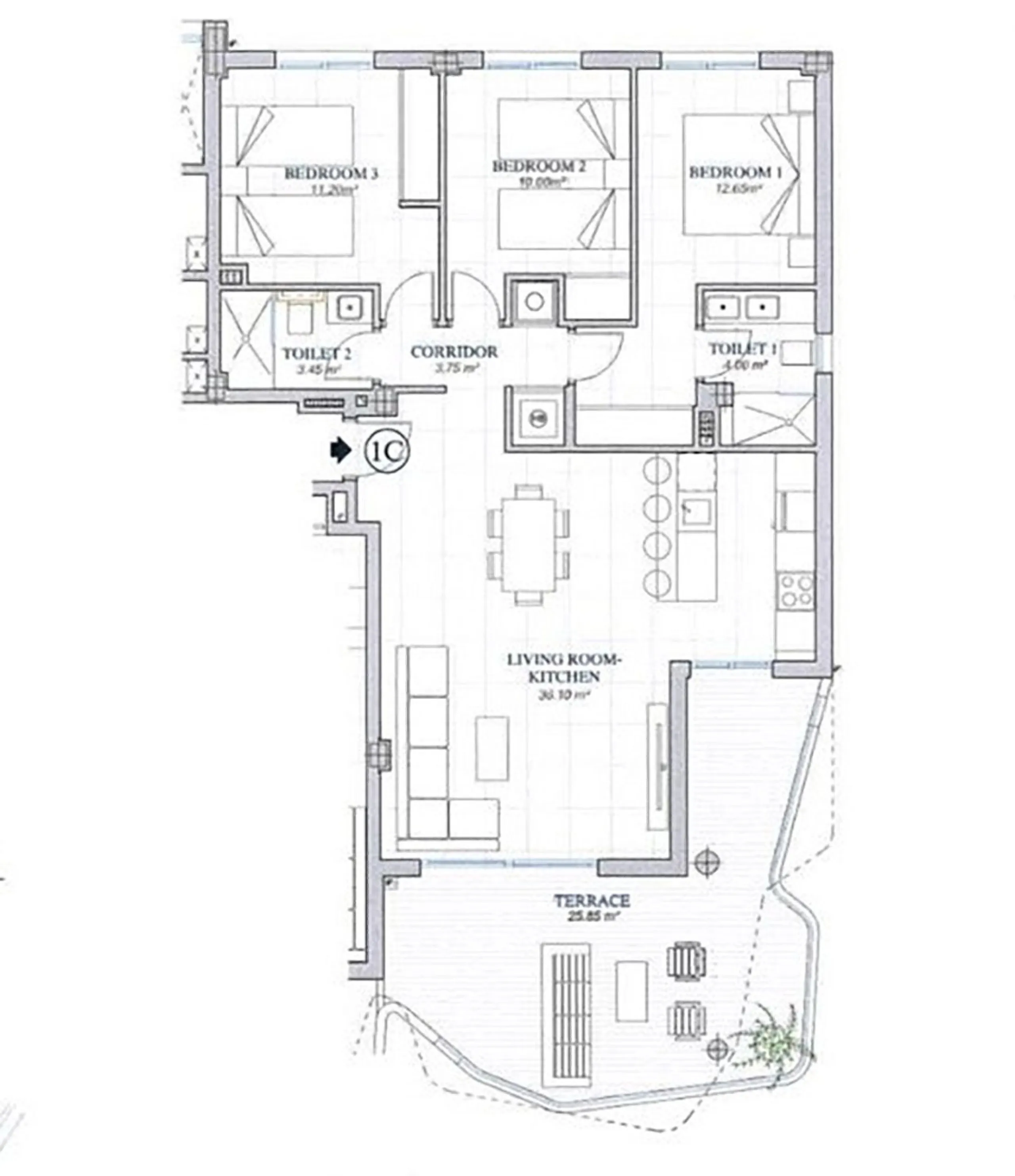 Contemporary 3-Bedroom Apartment at Las Lomas 2, Reserva del Higuerón. Reduced to 749,000 for a quick sale
