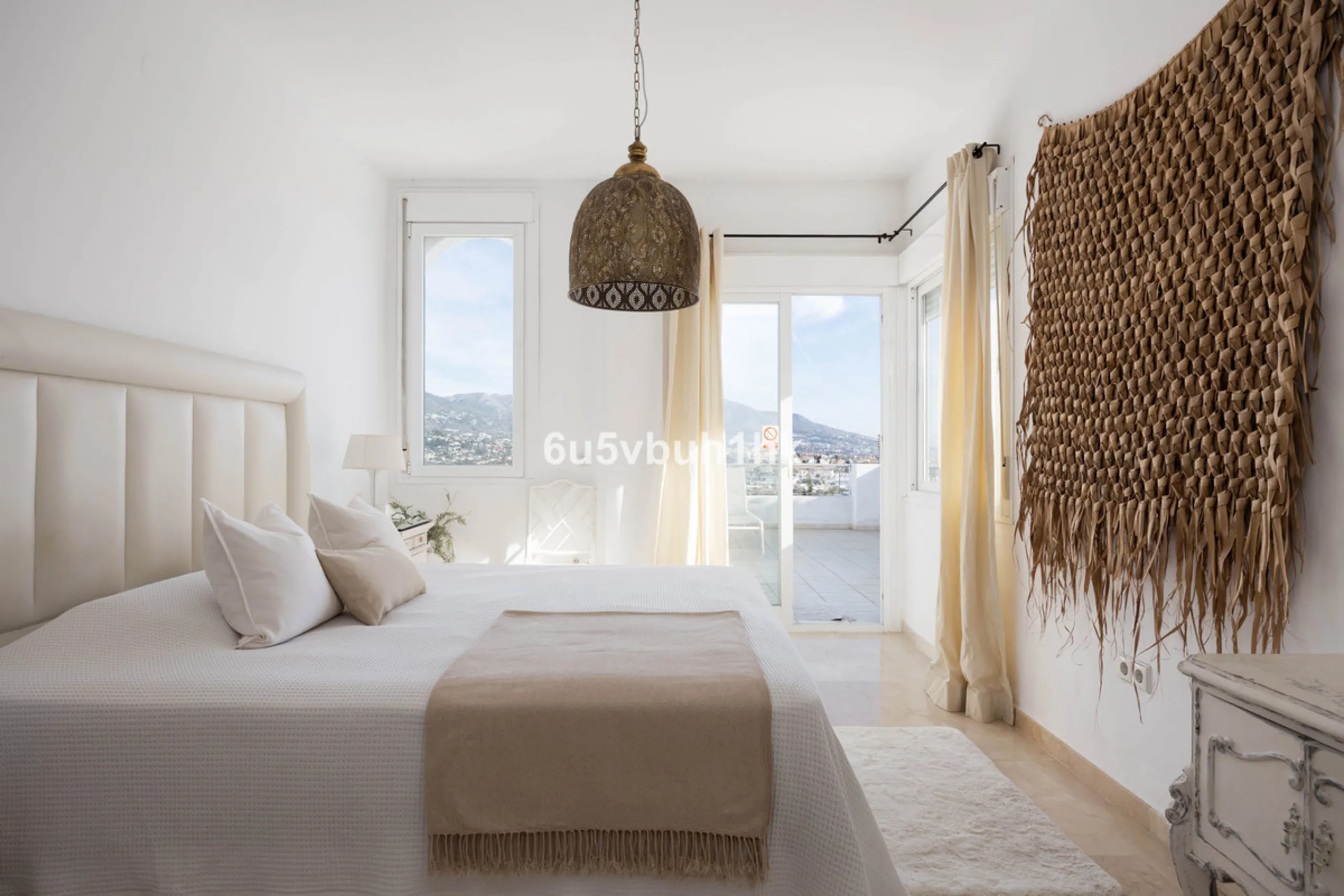 Imagine waking up to golden Mediterranean light, the scent of warm pine trees, and birdsong drifting across rolling green fairways. This exceptional 6-bedroom villa beside Cerrado del Aguila Golf & Resort offers more than a home – it offers a lifestyle sh