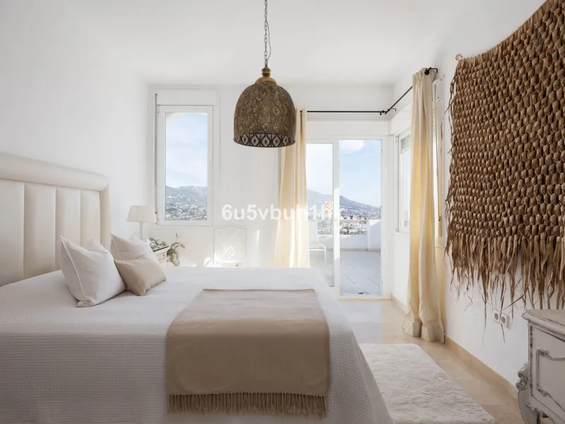 Imagine waking up to golden Mediterranean light, the scent of warm pine trees, and birdsong drifting across rolling green fairways. This exceptional 6-bedroom villa beside Cerrado del Aguila Golf & Resort offers more than a home – it offers a lifestyle sh