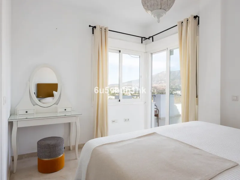 Imagine waking up to golden Mediterranean light, the scent of warm pine trees, and birdsong drifting across rolling green fairways. This exceptional 6-bedroom villa beside Cerrado del Aguila Golf & Resort offers more than a home – it offers a lifestyle sh