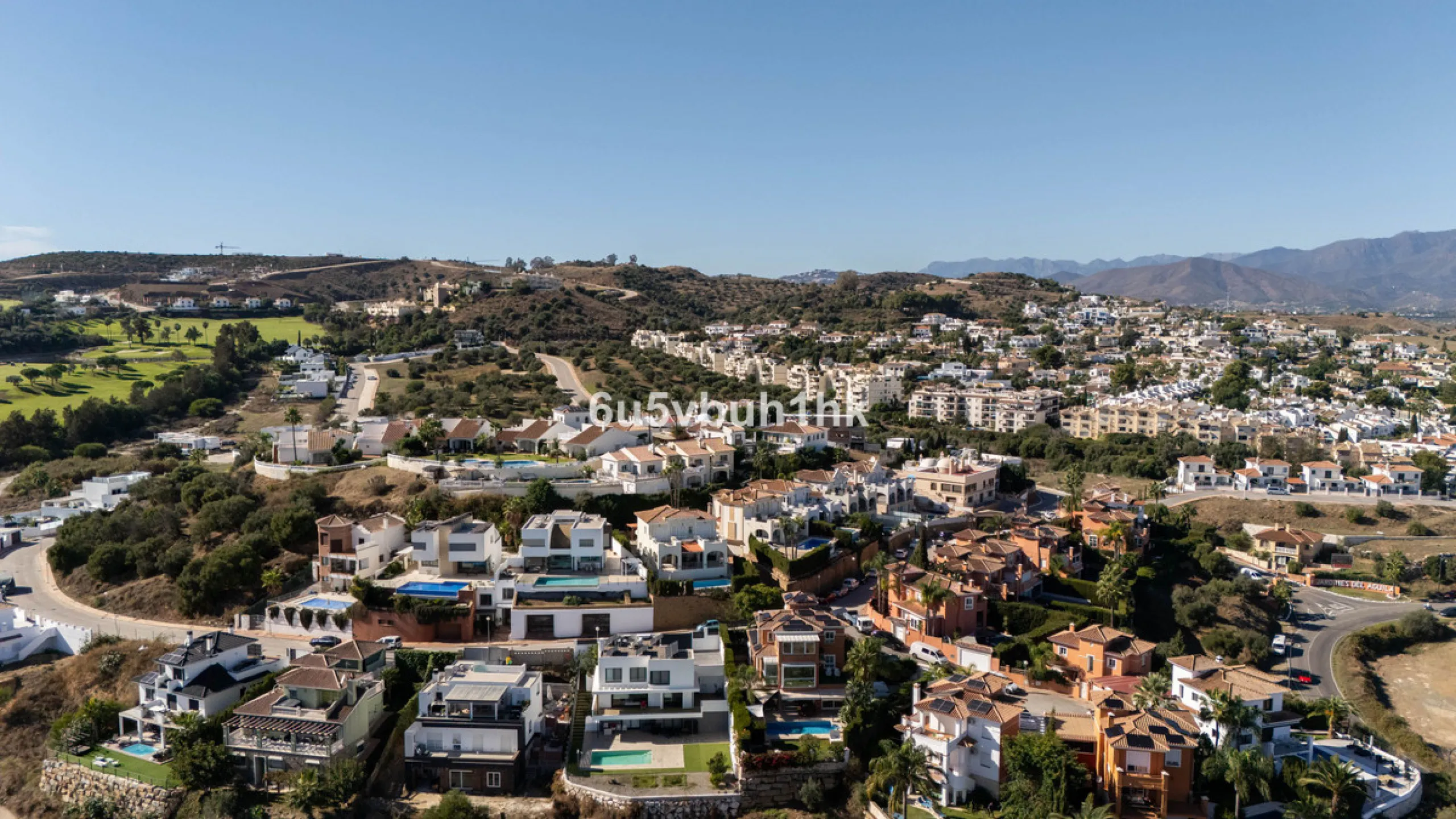 Imagine waking up to golden Mediterranean light, the scent of warm pine trees, and birdsong drifting across rolling green fairways. This exceptional 6-bedroom villa beside Cerrado del Aguila Golf & Resort offers more than a home – it offers a lifestyle sh