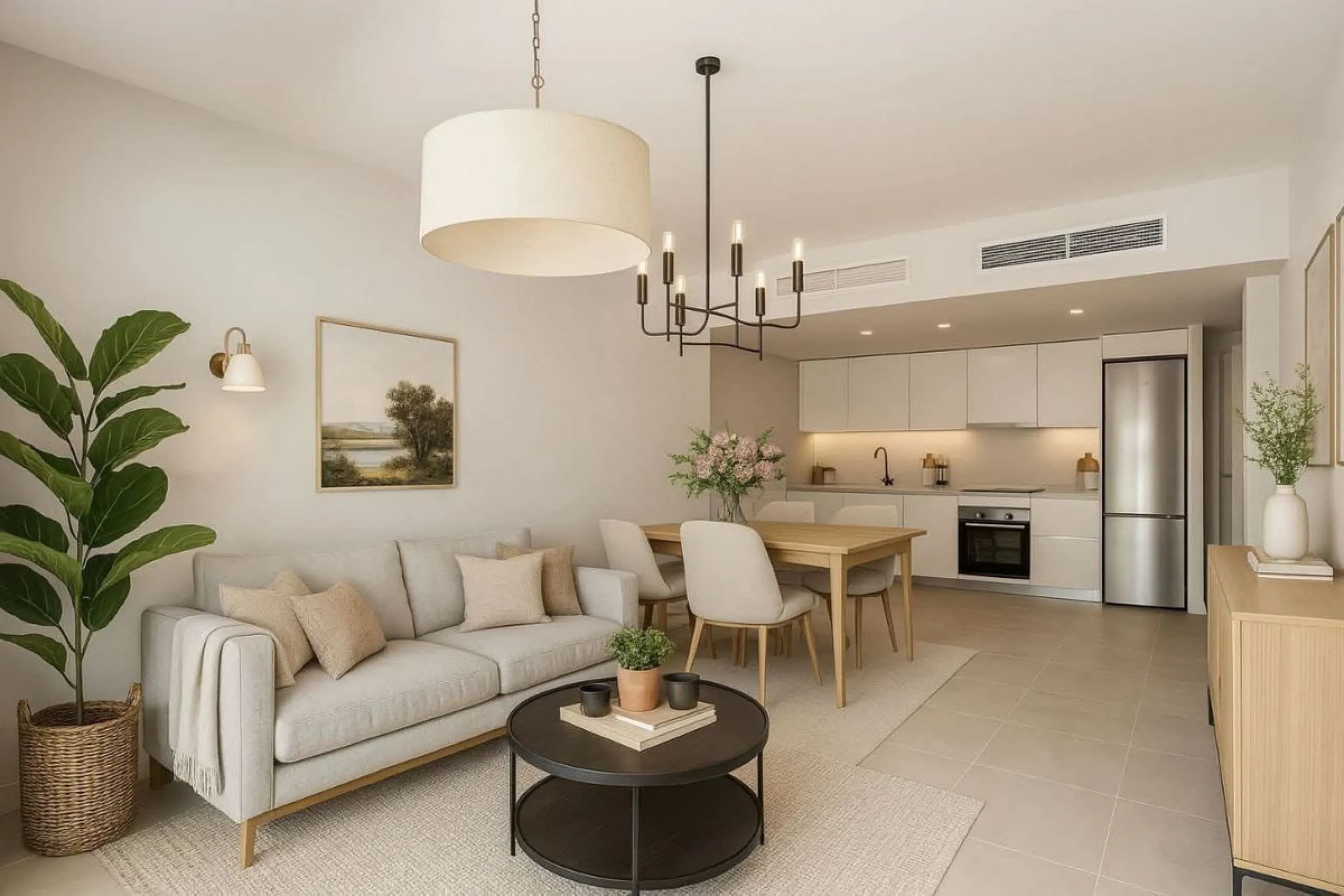 Ground Floor Apartment for sale in Estepona East, Estepona with 2 bedrooms, 2 bathrooms, 2 en suite bathrooms and with orientation south, with communal swimming pool, private garage (1 parking spaces) and private garden. Regarding property dimensions, it 