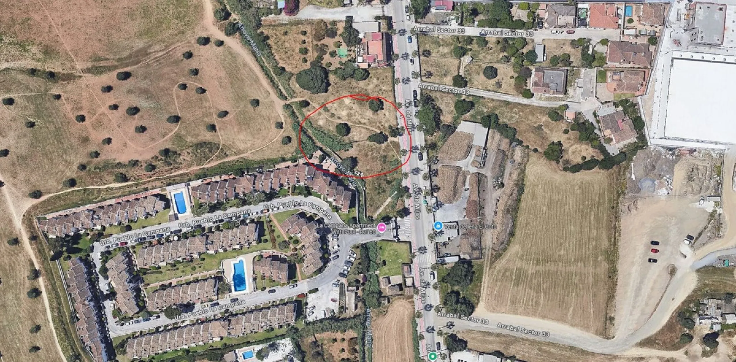 Plot - Residential Plot в продаже в Mijas, Málaga. Площадь дома 560 м². Площадь участка 674 м²