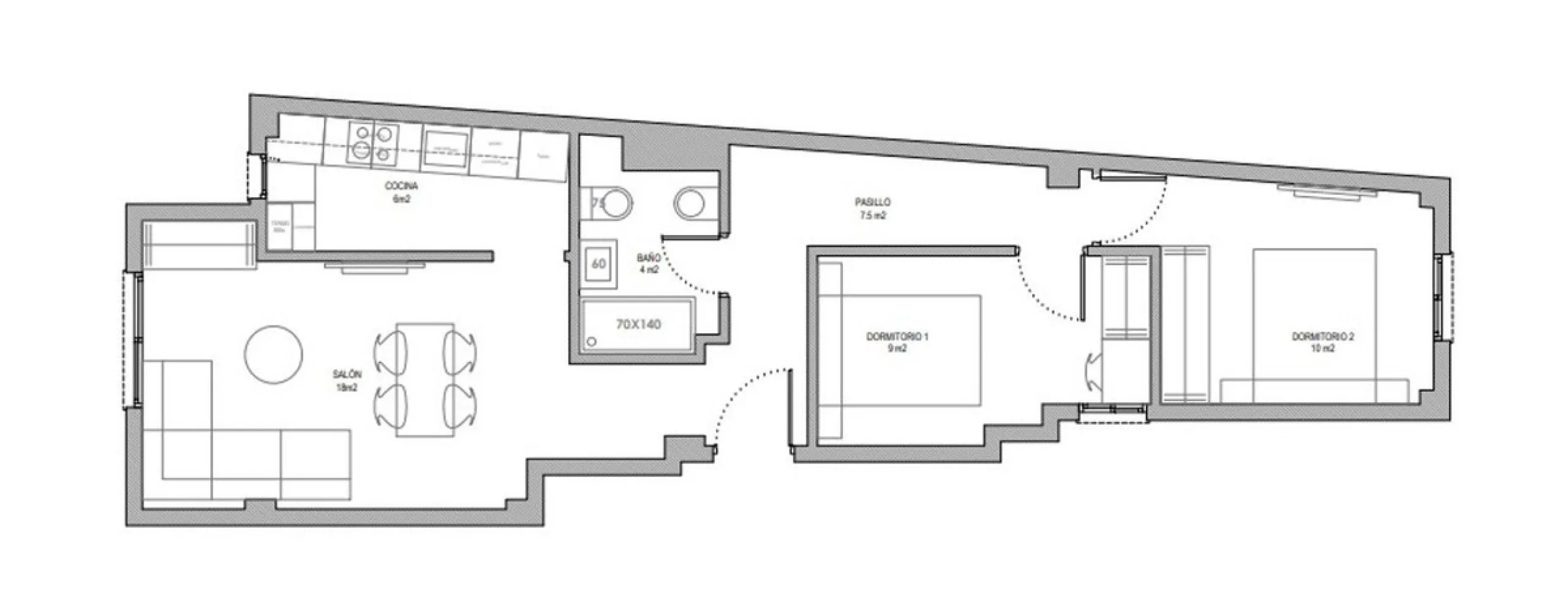 Apartment for sale in El Ejido area – Alameda Capuchinos Street, Málaga