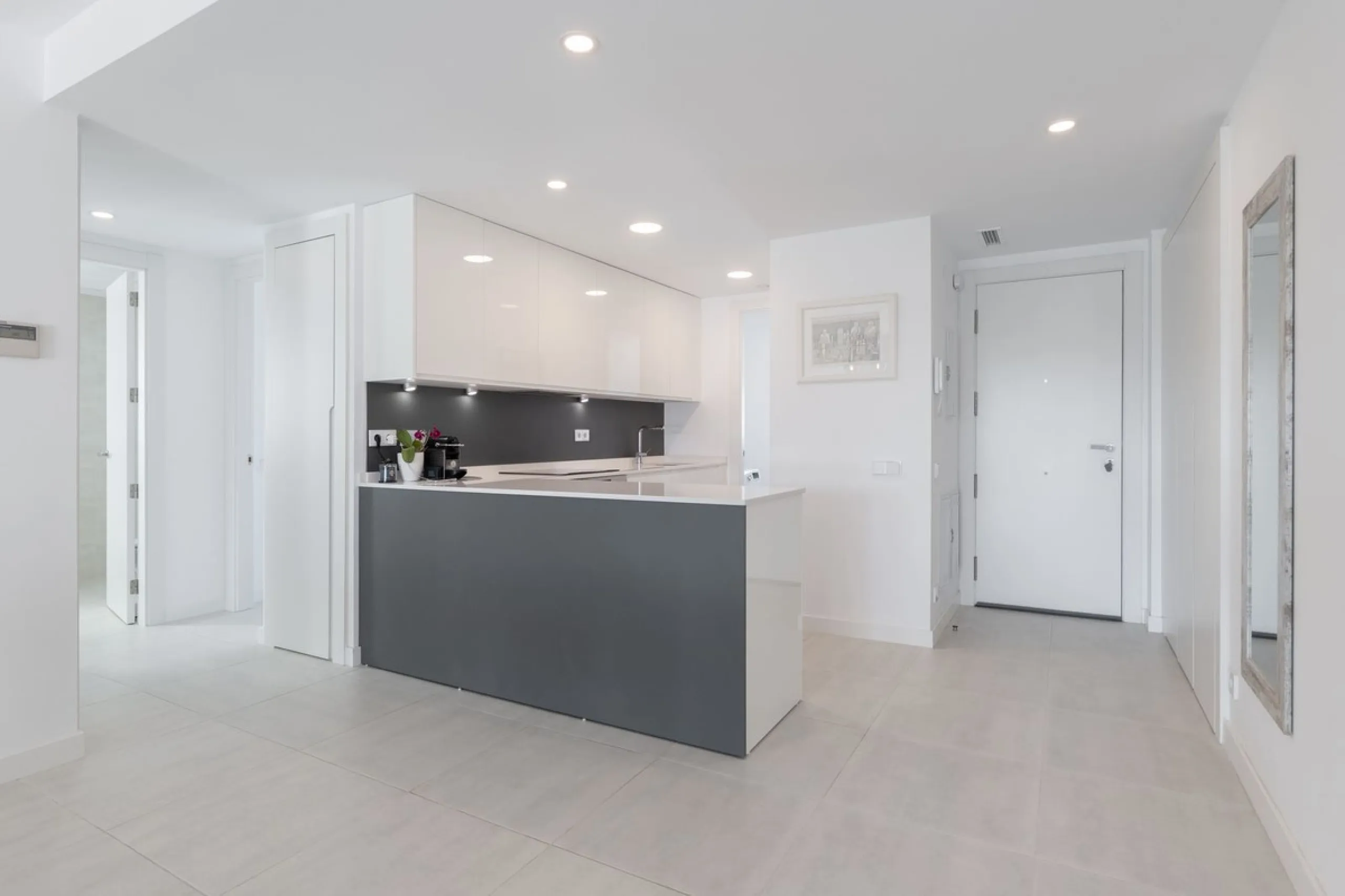 Modern apartment in a gated community with pools and gym