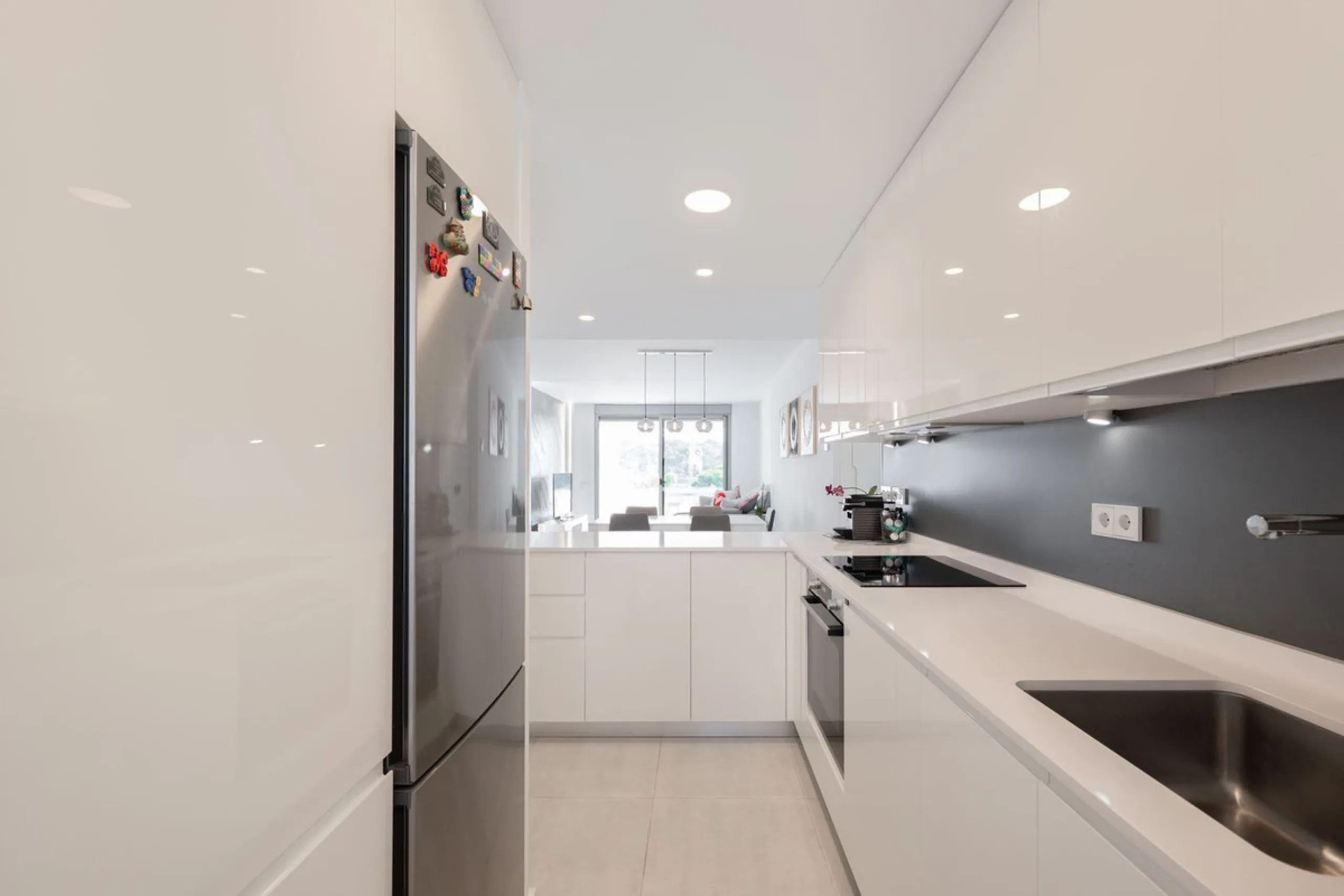 Modern apartment in a gated community with pools and gym