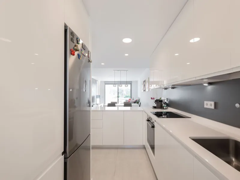 Modern apartment in a gated community with pools and gym