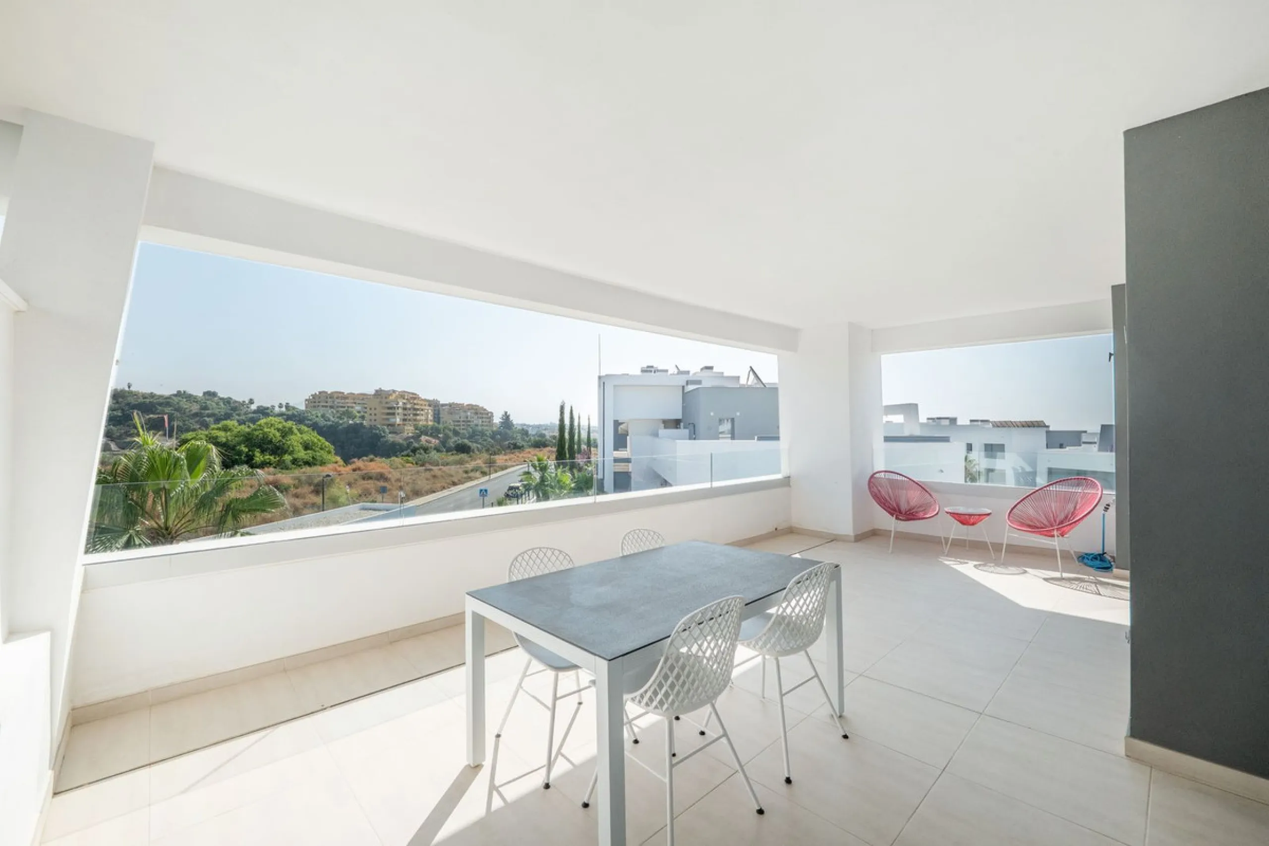 Modern apartment in a gated community with pools and gym