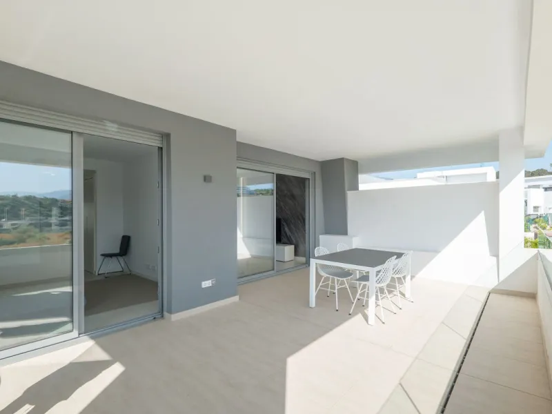 Modern apartment in a gated community with pools and gym