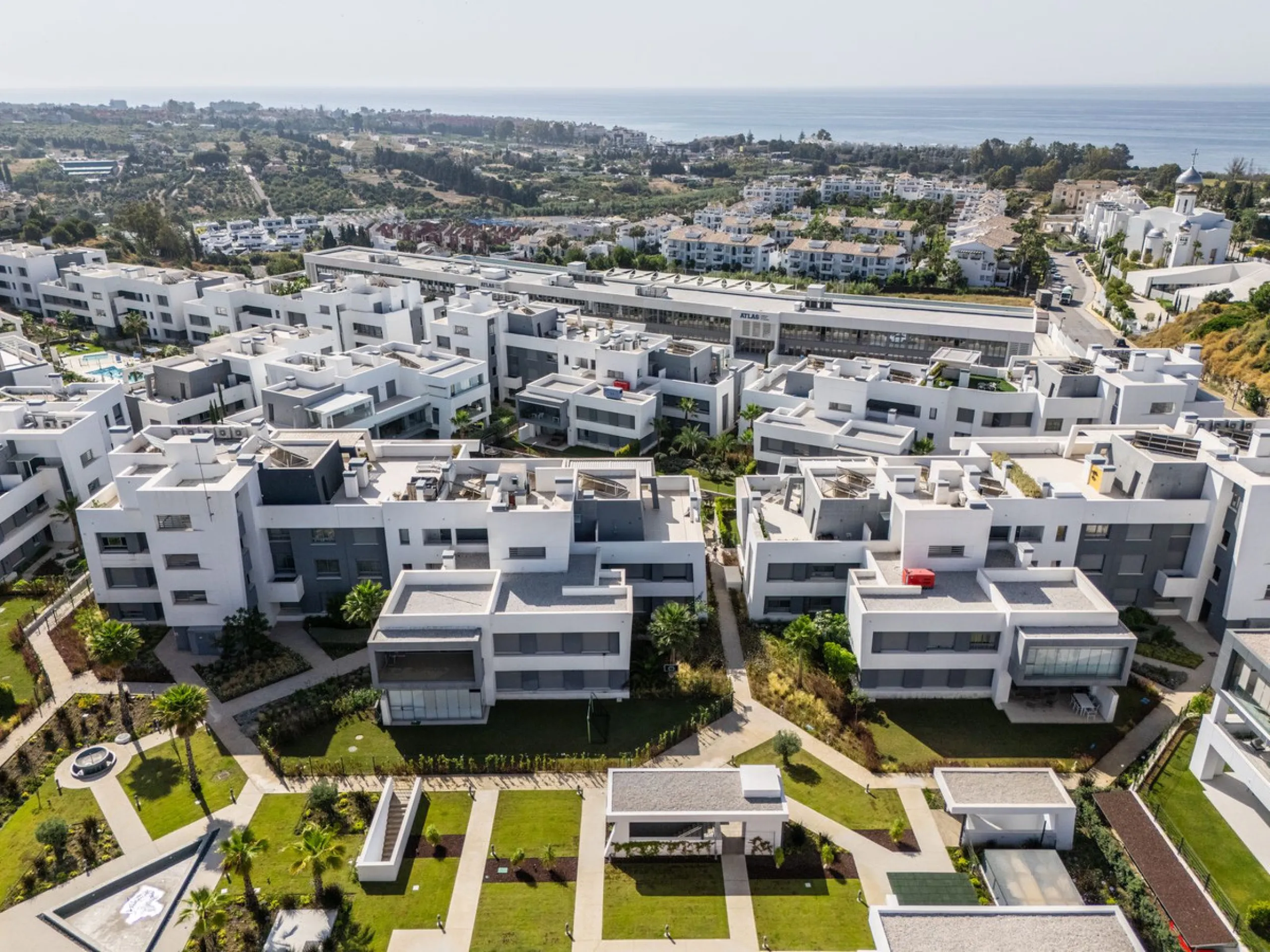 Modern apartment in a gated community with pools and gym