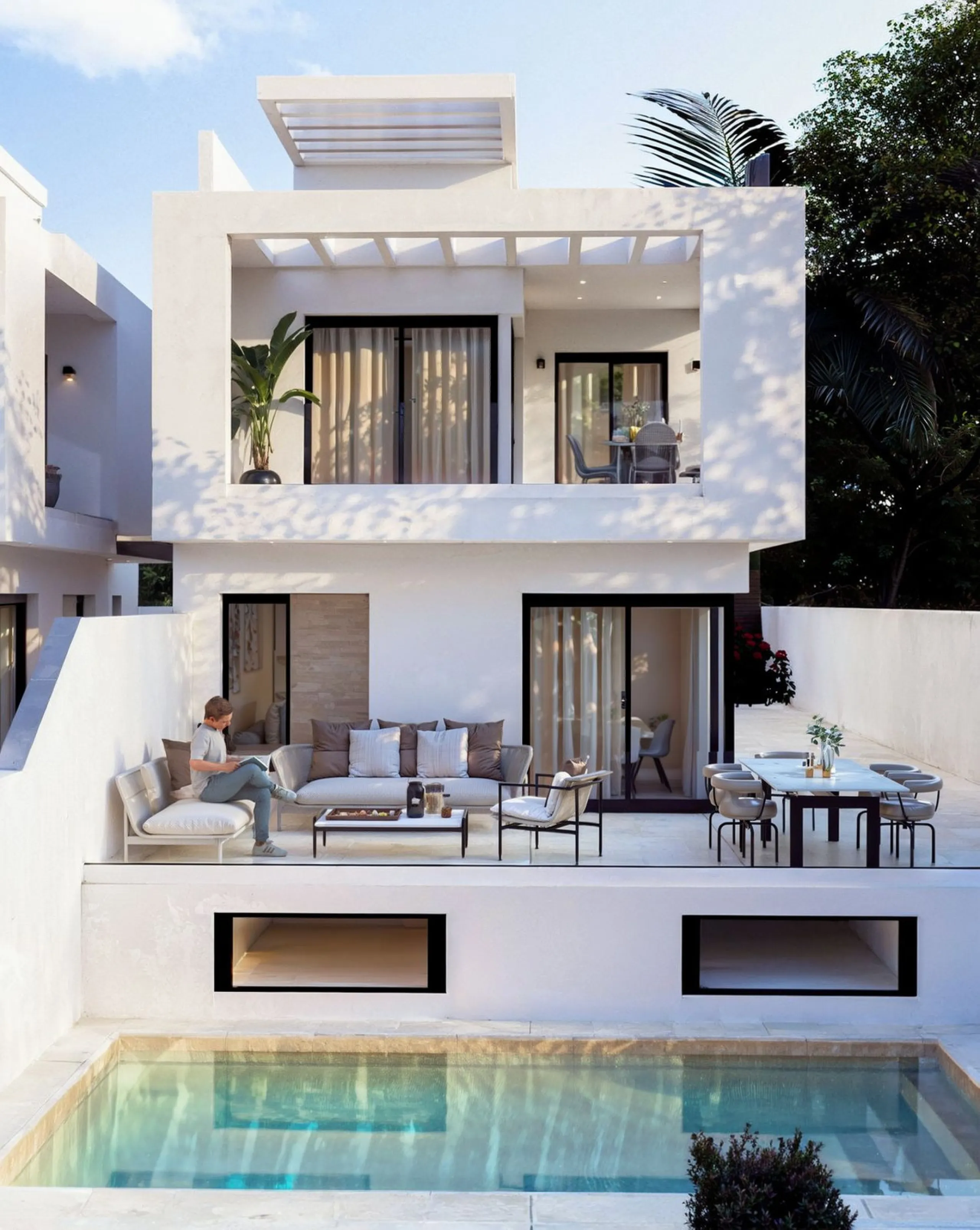 New Construction detached Villas, with private pool and Panoramic Sea Views