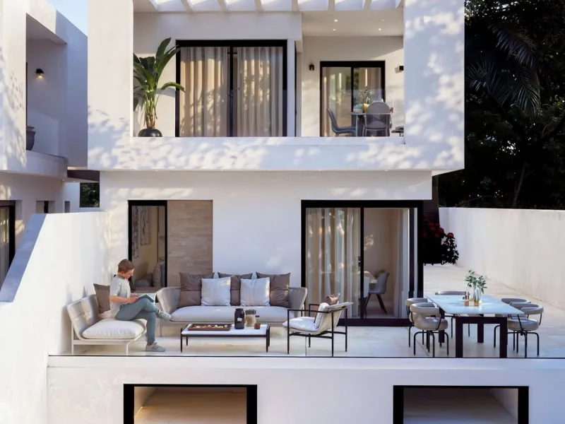 New Construction detached Villas, with private pool and Panoramic Sea Views