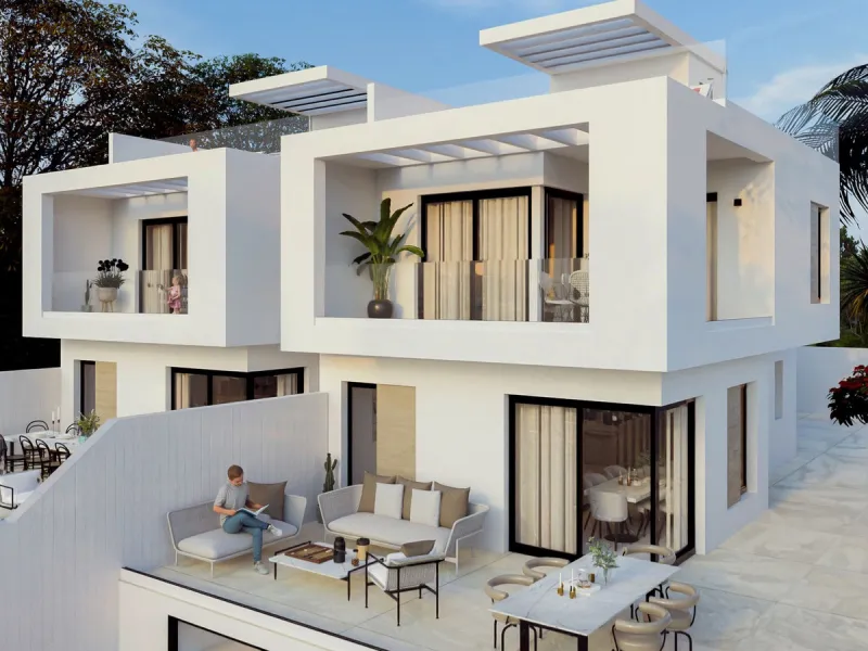 New Construction detached Villas, with private pool and Panoramic Sea Views