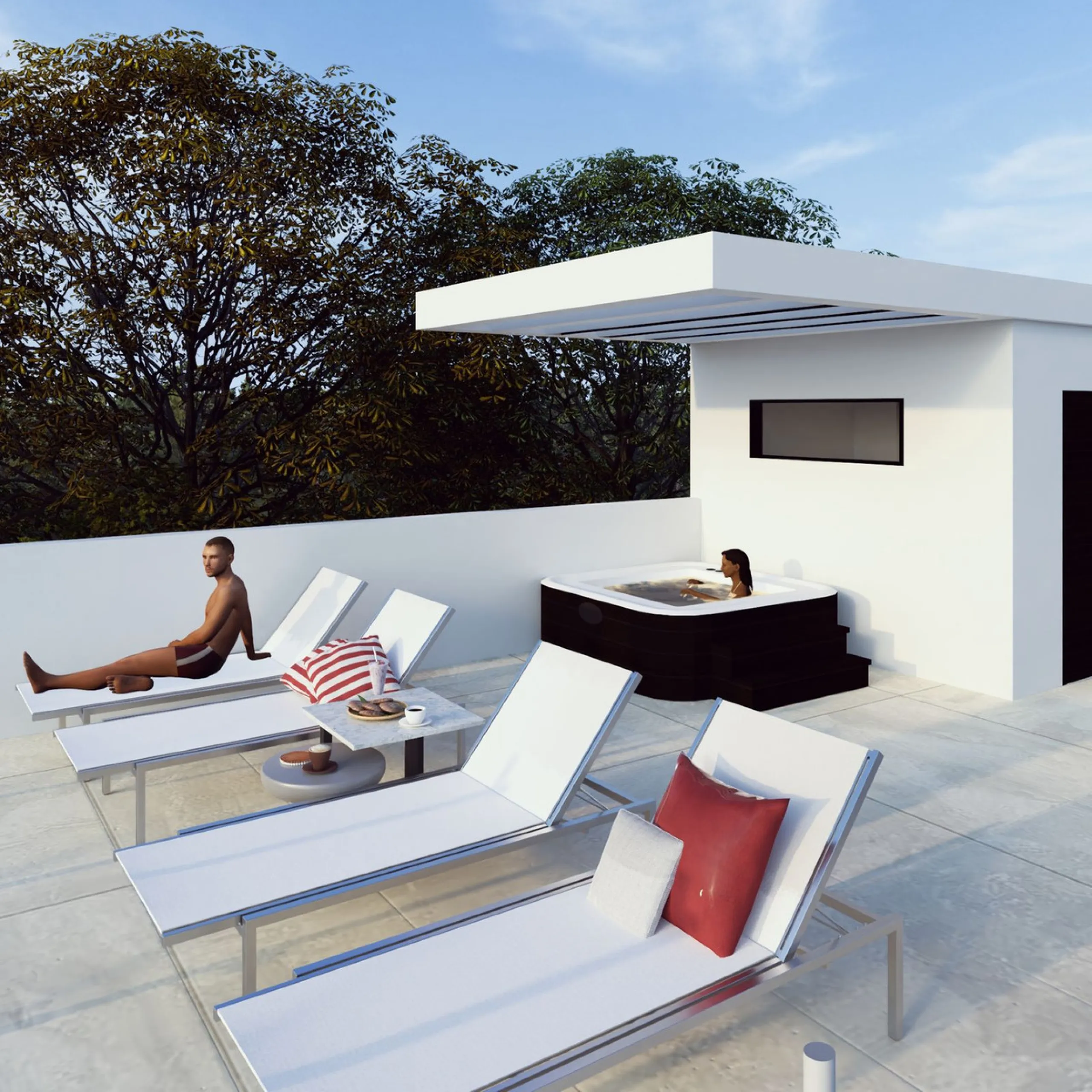 New Construction detached Villas, with private pool and Panoramic Sea Views