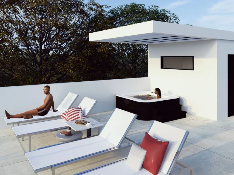 New Construction detached Villas, with private pool and Panoramic Sea Views