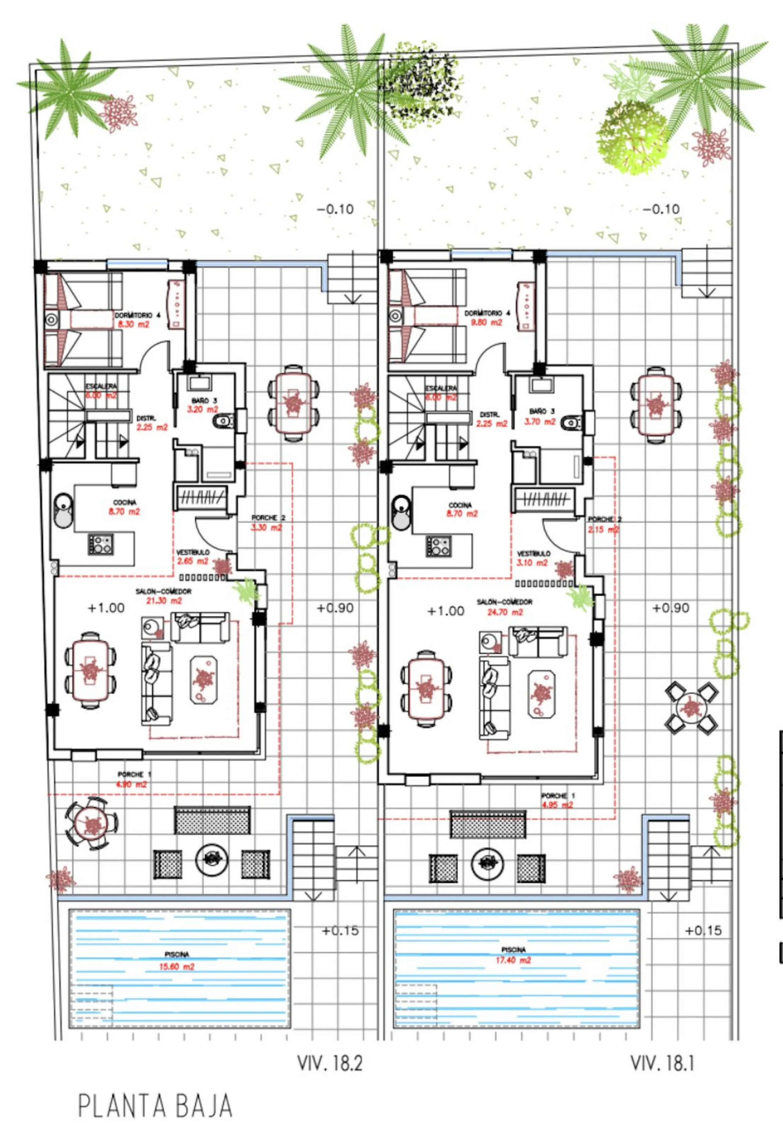 New Construction detached Villas, with private pool and Panoramic Sea Views