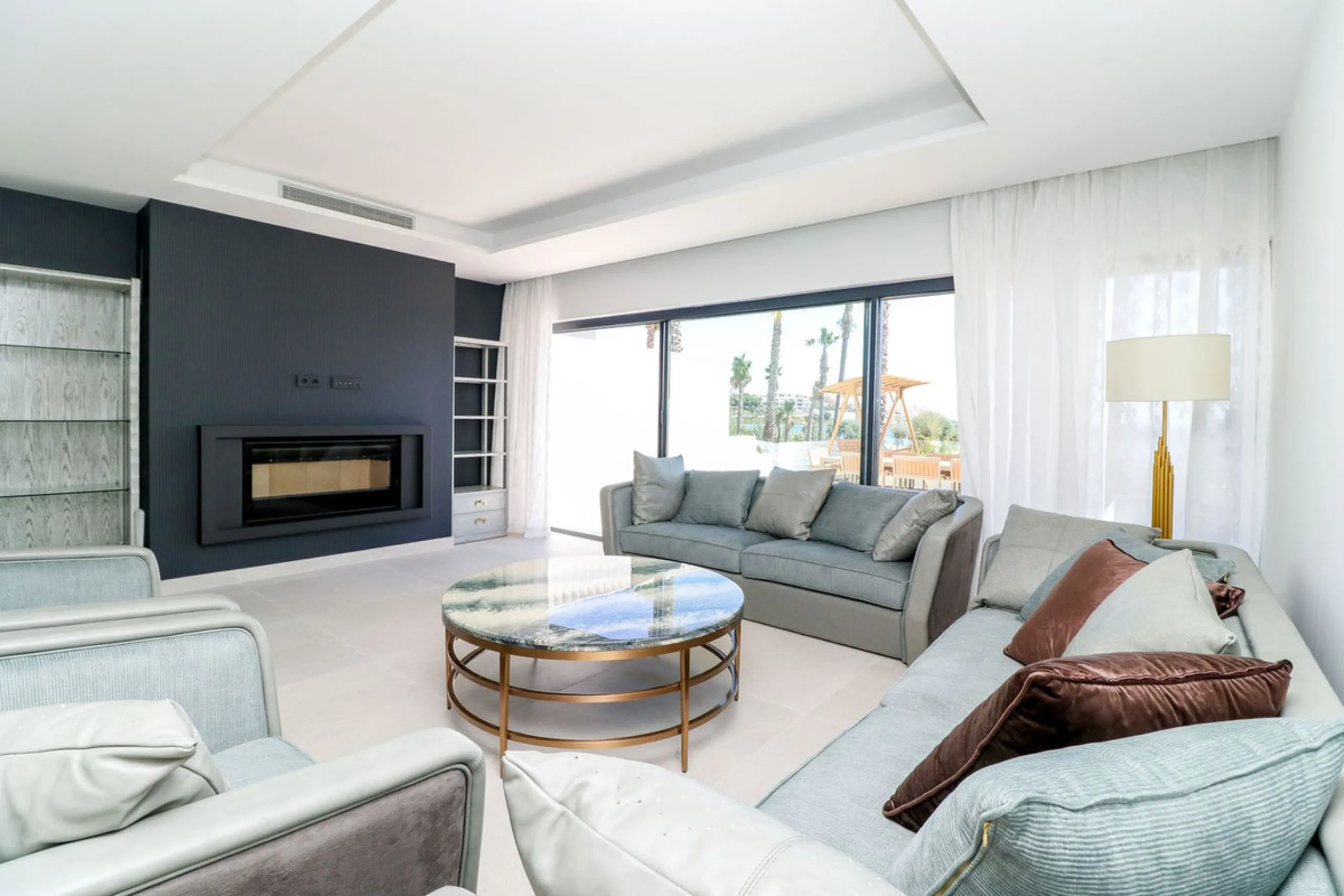 Luxury Beachfront Townhouse in Guadalobón, Estepona with Panoramic Views