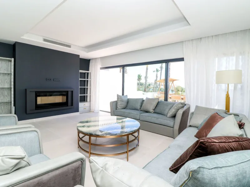 Luxury Beachfront Townhouse in Guadalobón, Estepona with Panoramic Views