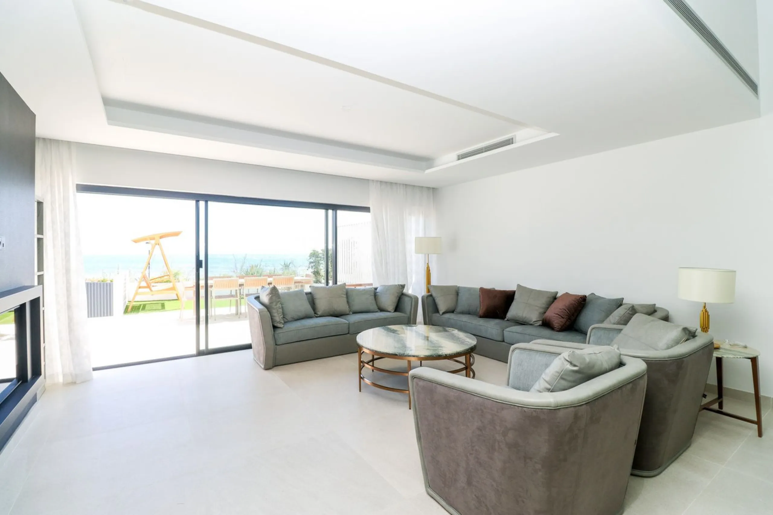 Luxury Beachfront Townhouse in Guadalobón, Estepona with Panoramic Views