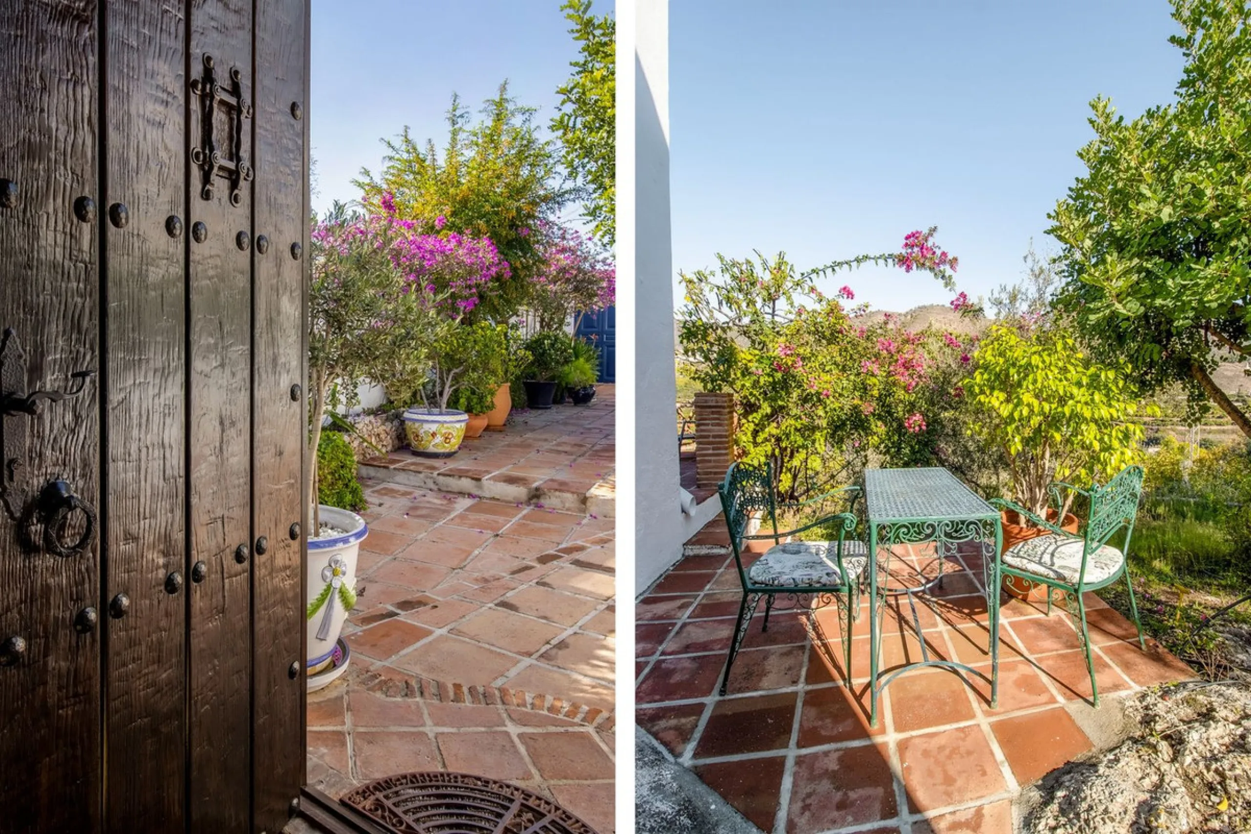In the sought-after area of Tablazos, between Frigiliana and Nerja, you will find this cosy and charming villa that offers both comfort and character. The house features four bedrooms and three bathrooms, a living room full of personality, and a beautiful