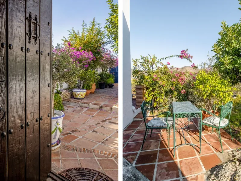 In the sought-after area of Tablazos, between Frigiliana and Nerja, you will find this cosy and charming villa that offers both comfort and character. The house features four bedrooms and three bathrooms, a living room full of personality, and a beautiful
