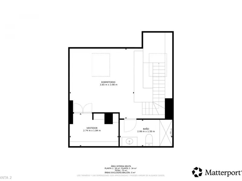 Apartment - Duplex в продаже в Málaga, Málaga. В доме 2 спален и 2 ванных комнат. Площадь дома 77 м²