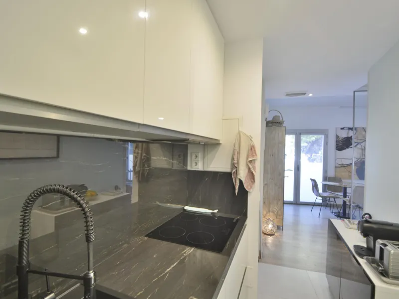 Fantastic duplex apartment in Marbella\'s Old Town, completely renovated. The only flat in the building without neighbours. Ideal for owners with dogs. This very bright apartment has a living-dining room with hot/cold air conditioning and an electric fire