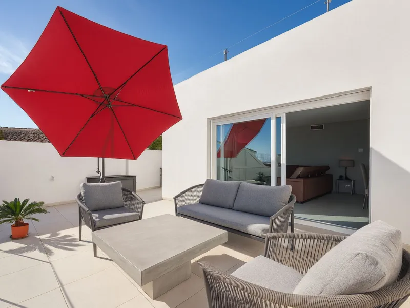 House - Detached Villa в продаже в Mijas, Málaga. В доме 3 спален и 3 ванных комнат. Площадь дома 182 м². Площадь участка 222 м²