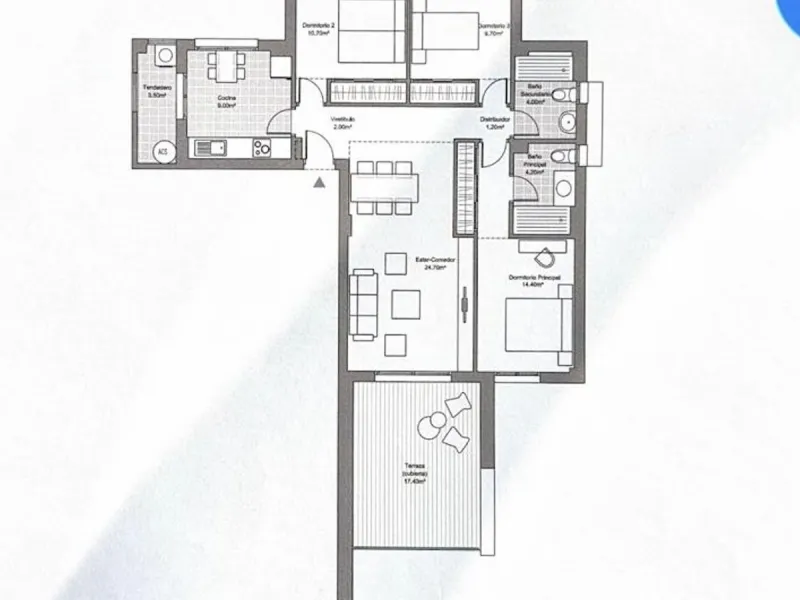 Fantastic 3-Bedroom, 2-Bathroom Apartment