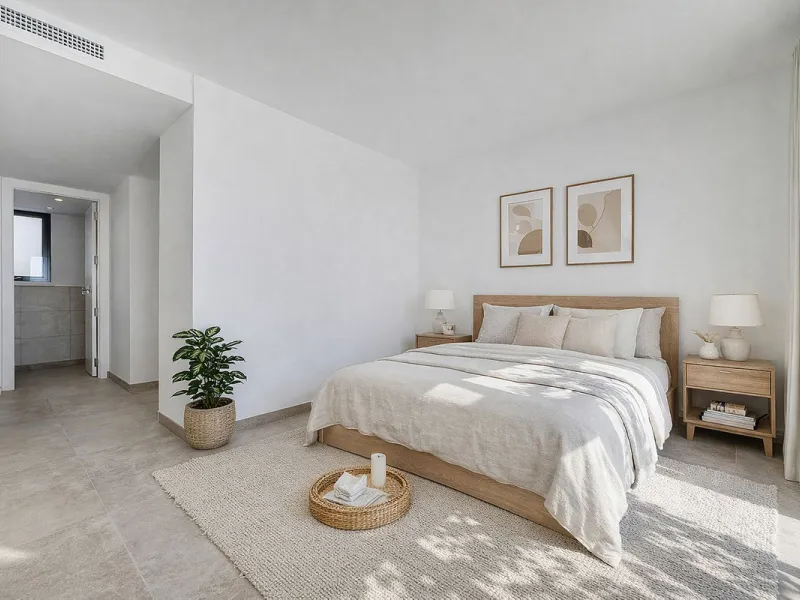 This brand-new, unfurnished resale penthouse offers refined contemporary living in a prime location on the New Golden Mile, just 10 minutes from both Estepona and Marbella.