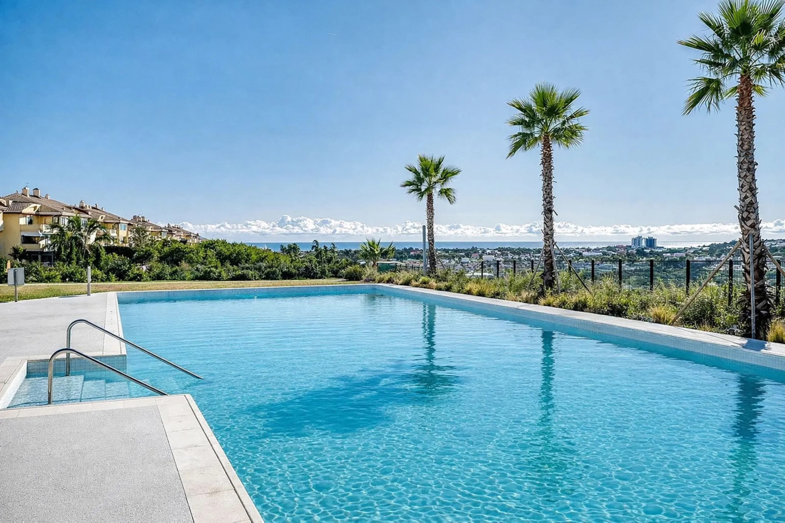 This brand-new, unfurnished resale penthouse offers refined contemporary living in a prime location on the New Golden Mile, just 10 minutes from both Estepona and Marbella.