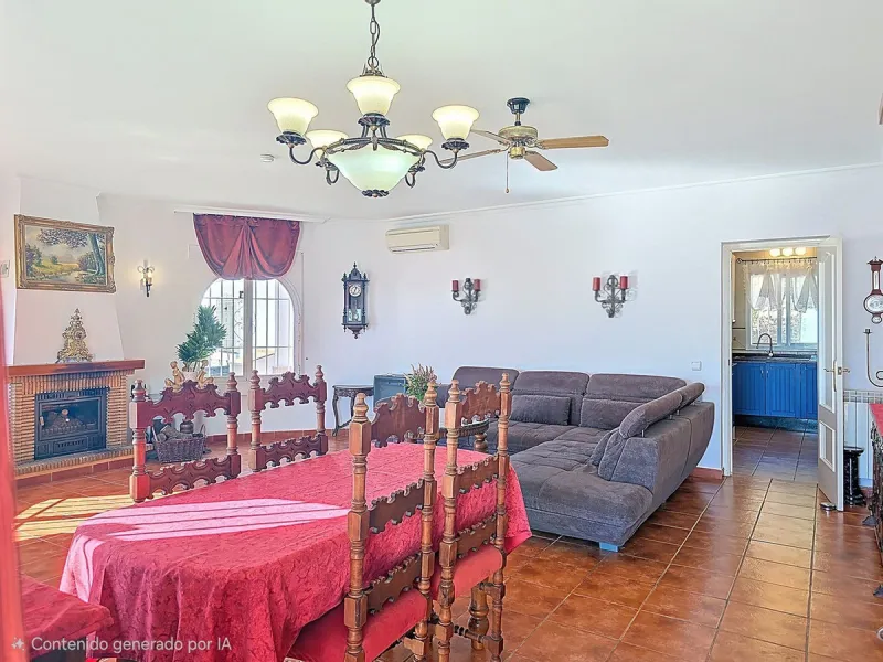 House - Detached Villa в продаже в Arenas, Málaga. В доме 3 спален и 2 ванных комнат. Площадь дома 235 м². Площадь участка 9500 м²