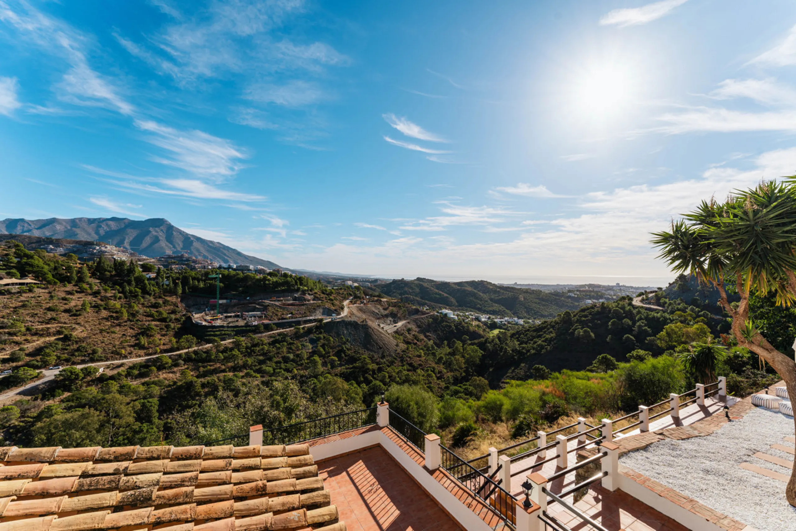 Villa in El Madroñal for sale, offering refined living within the exclusive gated community of El Madroñal 2 in Benahavís, Málaga. This six-bedroom villa with five ensuite bathrooms combines traditional Andalusian features with contemporary design. Built 