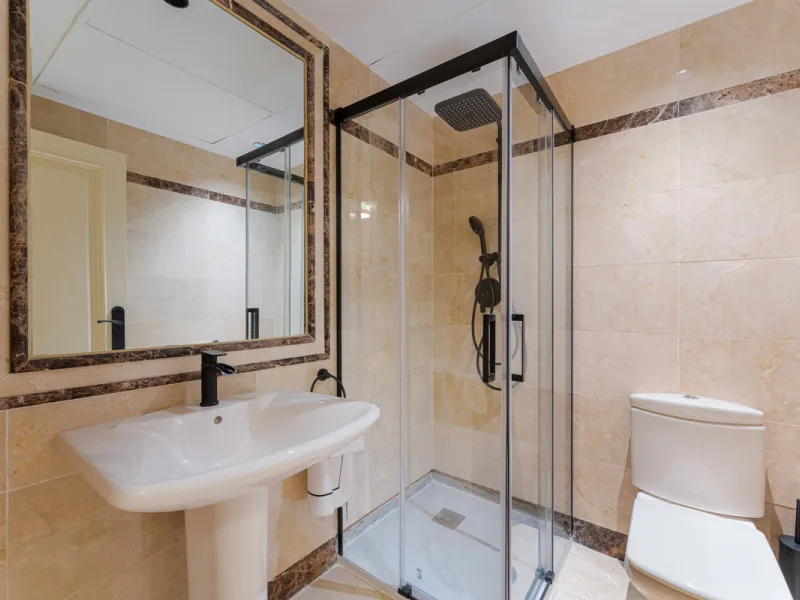 Montebello Apartment is an elegant three-bedroom, three-bathroom apartment for sale in Montebello Hills, an exclusive private community in Sierra Blanca on Marbella's Golden Mile. It combines refined style, modern functionality and a prime location that o
