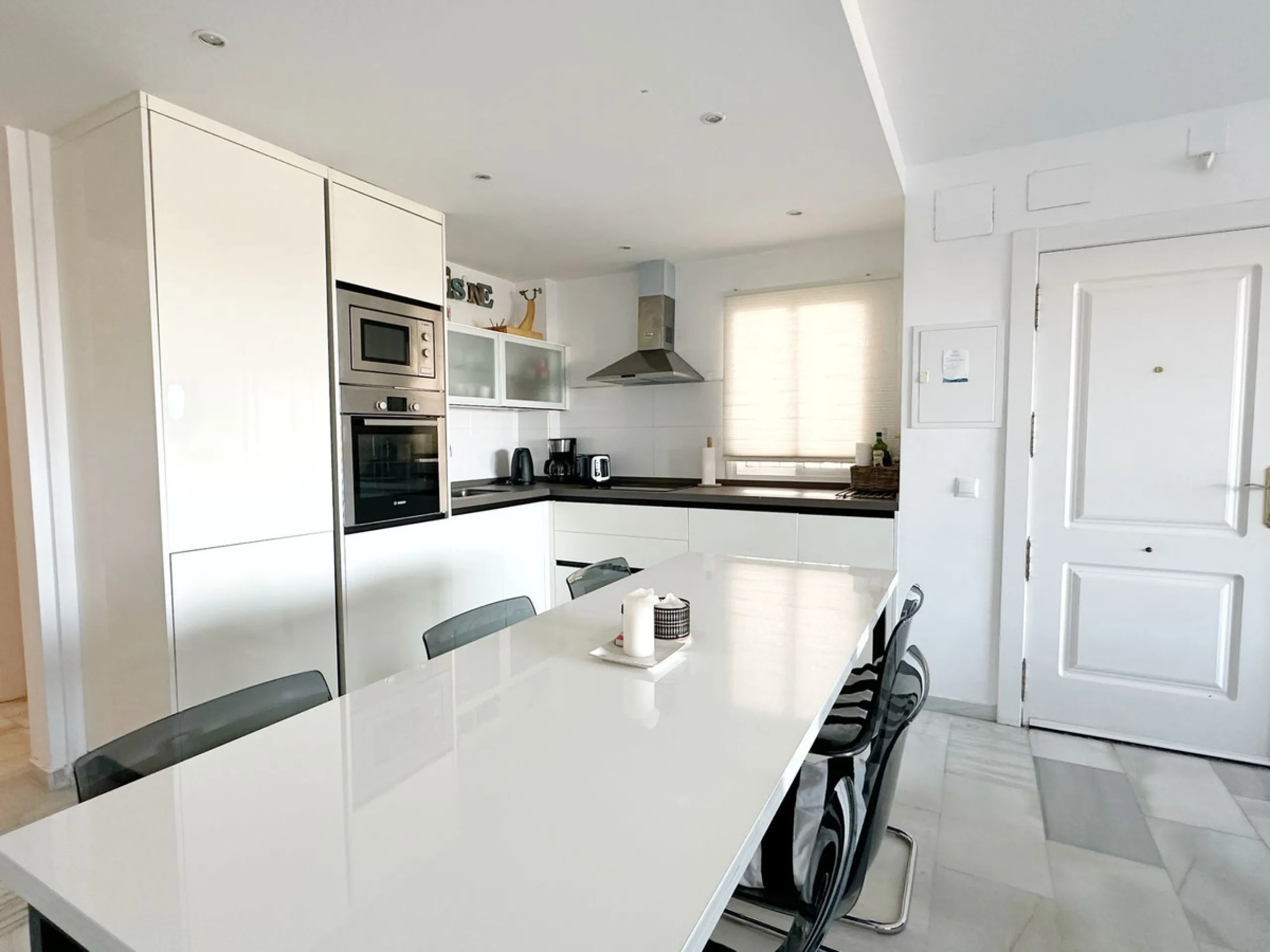 Ground Floor Apartment with Spacious Terrace, South-East Orientation, Mountain Views & Partial Sea View.