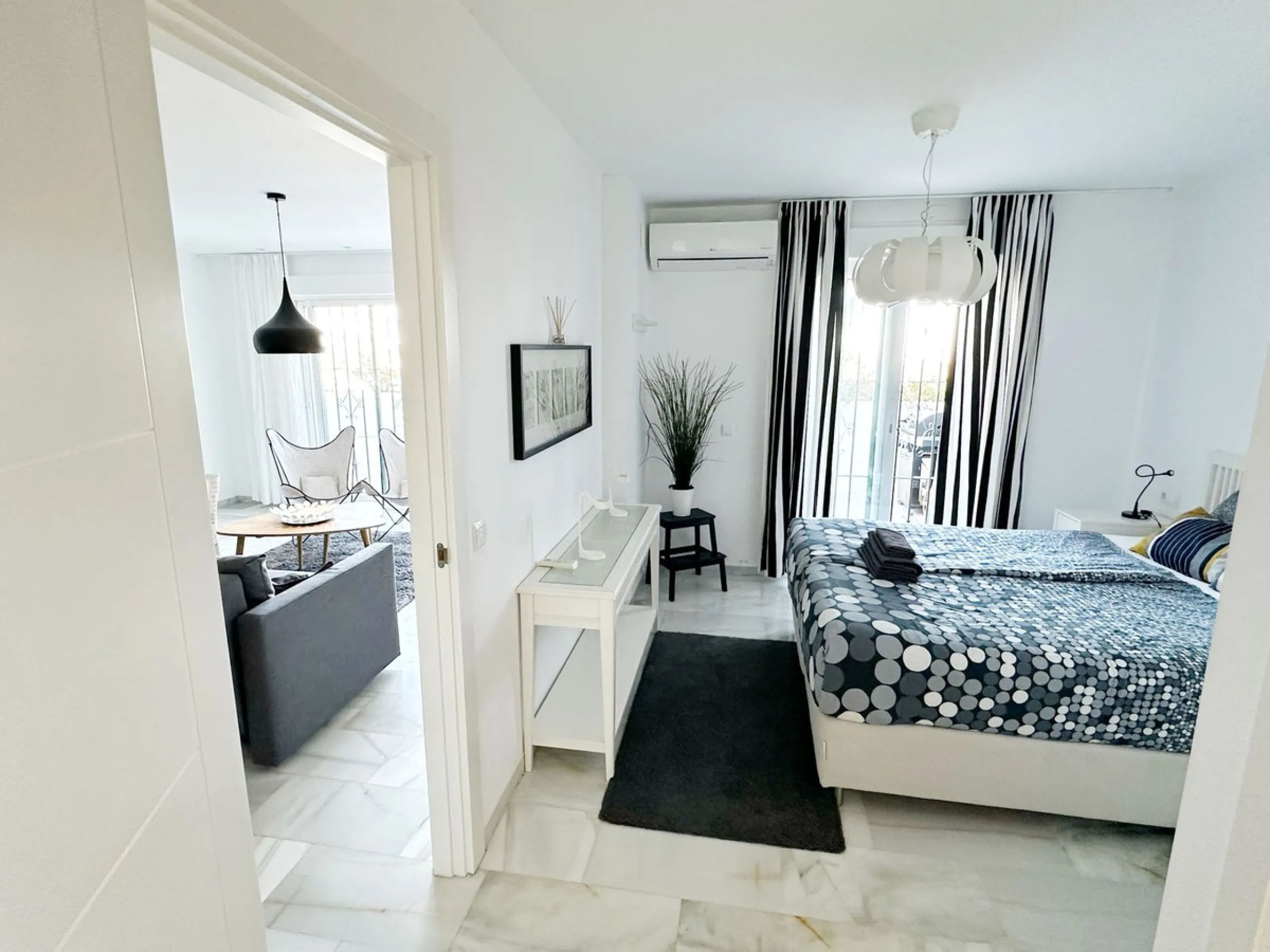 Ground Floor Apartment with Spacious Terrace, South-East Orientation, Mountain Views & Partial Sea View.